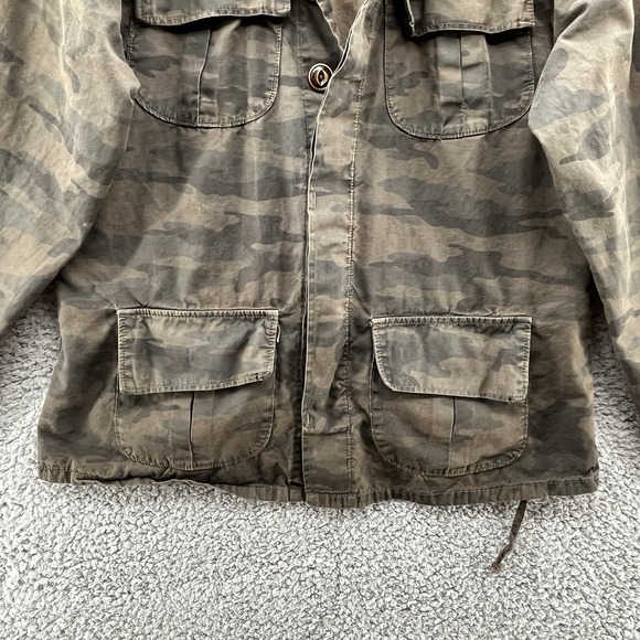 NSF Jacket Womens Large Army Green Camo Military Field Lightweight USA - Picture 3 of 11